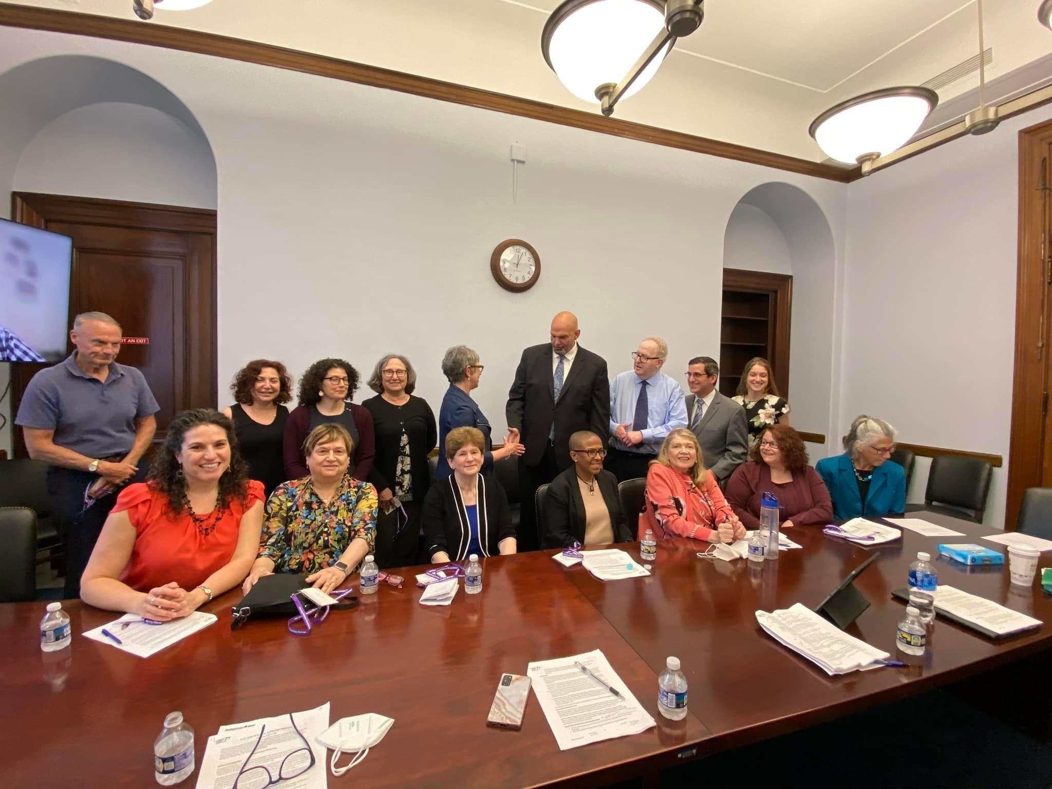 WRJ leaders meet with Senator John Fetterman