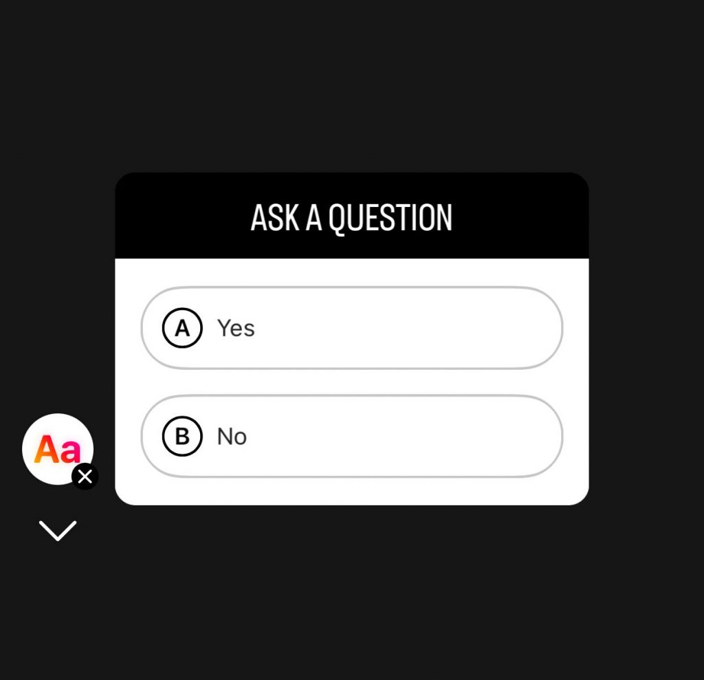Instagram Poll