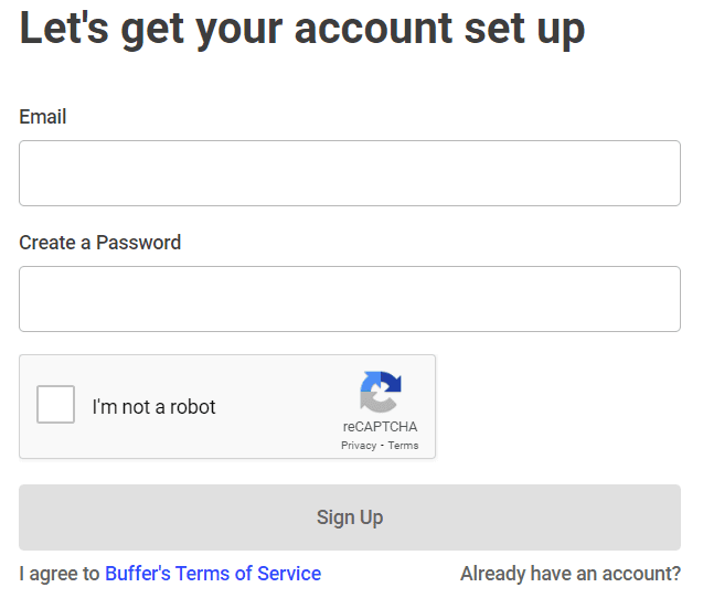 Create Account